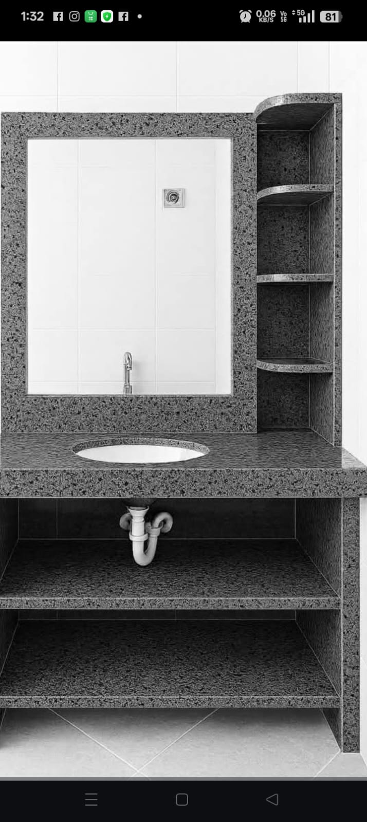 Granite Vanity Polishing Service
